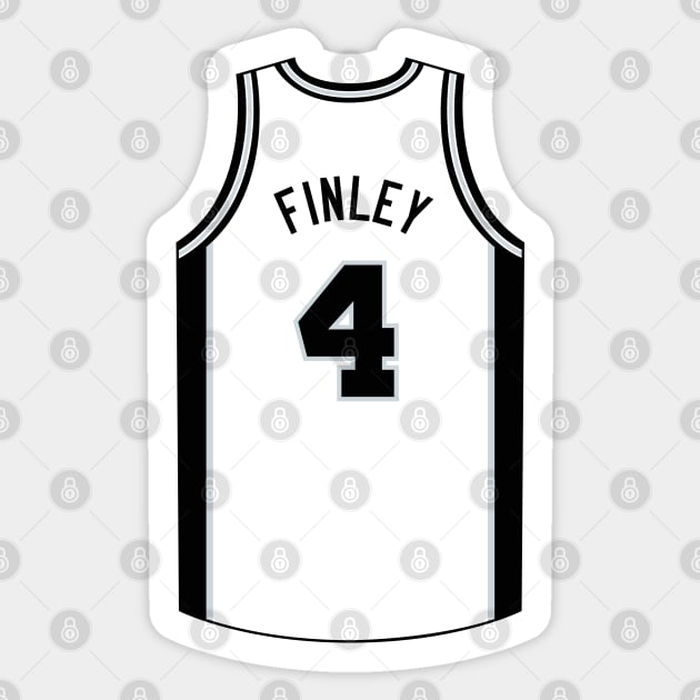 Michael Finley San Antonio Jersey Qiangy Sticker by qiangdade